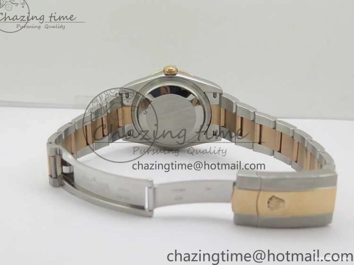 0110 Bold DateJust 36 SS RG 126231 BP Maker 1:1 Best Edition Gray Roman Dial on Oyster Bracelet 2513